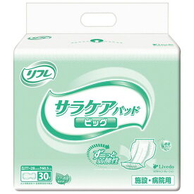【送料無料】【個人宅届け不可】【法人（会社・企業）様限定】リフレ サラケアパッド ビッグ 1セット(120枚:30枚x4パック)