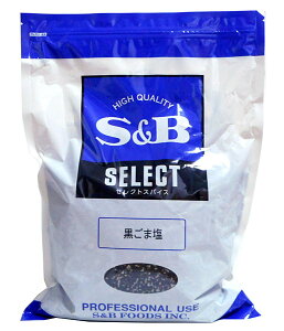 ★まとめ買い★ SB 黒ごま塩(袋) 1Kg ×10個【イージャパンモール】