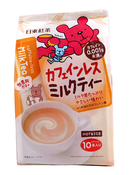 ★まとめ買い★　日東紅茶　カフェインレスミルクティー140g(14g×10本)　×6個【イージャパンモール】