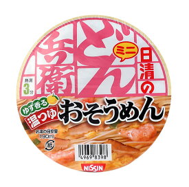 ★まとめ買い★　日清どん兵衛温つゆそうめんミニ　35G　×12個【イージャパンモール】