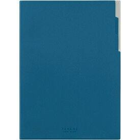 ライオン事務器　ハードメモホルダー　TERENE（テレネ）　A4　ブルー　1冊
