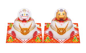 【鏡餅】★まとめ買い★ たいまつ お鏡餅 福招き 干支(パッと鏡開き) 160g ×24個【イージャパンモール】