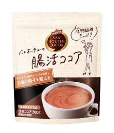 ★まとめ買い★　片岡物産　バンホーテンの腸活ココア　200G　×12個【イージャパンモール】