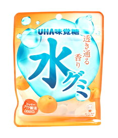 ★まとめ買い★　UHA味覚糖　水グミ　みかん味　40g　×10個【イージャパンモール】