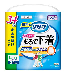 ★まとめ買い★ リリーフ パンツタイプ まるで下着 2回分 L34枚 ×2個【イージャパンモール】