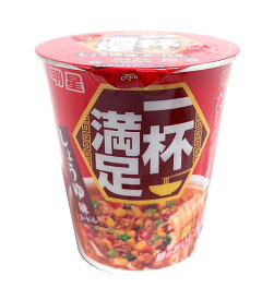 【送料無料】★まとめ買い★　明星　一杯満足しょうゆ味ヌードル　60g　×12個【イージャパンモール】