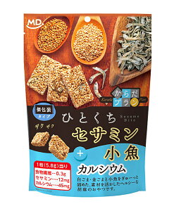 ★まとめ買い★ MDホールディングス からだプラン ひとくちセサミン 小魚 100g ×12個【イージャパンモール】