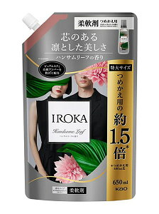【送料無料】★まとめ買い★ 花王 IROKA ハンサムリーフ スパウト 650ml ×15個【イージャパンモール】