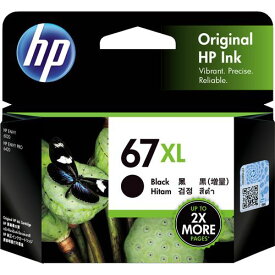 HP67XL　インクカートリッジ　黒　3YM57AA　1個