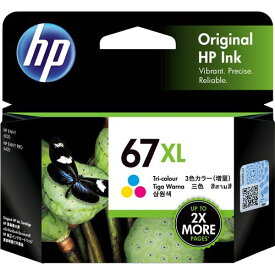 HP67XL　インクカートリッジ　3色カラー　3YM58AA　1個