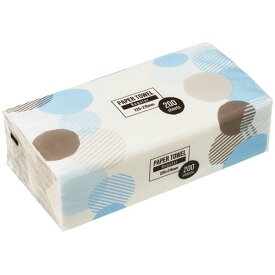 【送料無料】【個人宅届け不可】【法人（会社・企業）様限定】パルプペーパータオル　レギュラーサイズ　200枚/パック　1セット(40パック)【イージャパンモール】