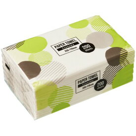 【送料無料】【個人宅届け不可】【法人（会社・企業）様限定】パルプペーパータオル　エコノミーサイズ　200枚/パック　1セット(40パック)【イージャパンモール】