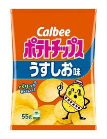 ★まとめ買い★　カルビー　ポテトチップス うすしお味　55g　×16個【イージャパンモール】