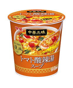 ★まとめ買い★ 明星 中華三昧 榮林 トマト酸辣湯スープ 18g ×24個【イージャパンモール】