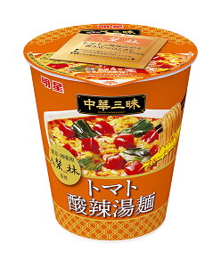 【送料無料】★まとめ買い★ 明星 中華三昧 タテ型ビッグ 榮林 トマト酸辣湯麺 98g ×12個【イージャパンモール】
