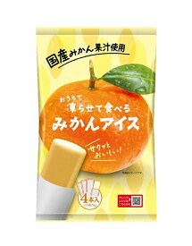 【送料無料】★まとめ買い★　谷尾食糧　おうちで凍らせて食べるみかんアイス　70g×4本　×12個【イージャパンモール】