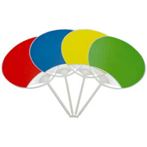 カラーうちわ 黄【返品・交換・キャンセル不可】【イージャパンモール】