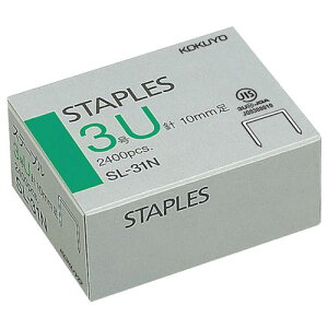 ステープル針 3号U針 50本連結×48個入 1箱