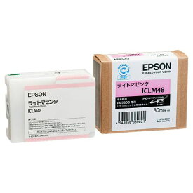 EPSON PX-P/K3インクカートリッジ ライトマゼンタ 80ml ICLM48 1個