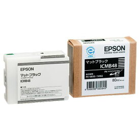EPSON PX-P/K3インクカートリッジ マットブラック 80ml ICMB48 1個