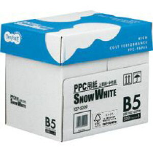 PPC用紙 SNOW WHITE B5 1箱(2500枚:500枚x5冊)