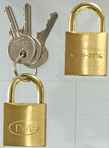 同一キーシリンダー錠VA-027 25mm 2コツキ 500102700【ホームセンター・DIY館】