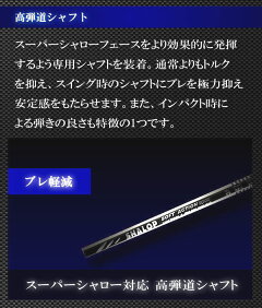 SUPERSHALOPスーパーシャロップフェアウェイウッドノーマルタイプ(#3+F、#3F、#5F、#7F、#9F)