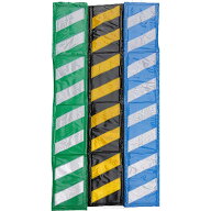 反射コーナークッション 10本セット カラバリ3色 仮囲い用 養生材 幅270mm×長さ2000mm 改修工事 市街地…