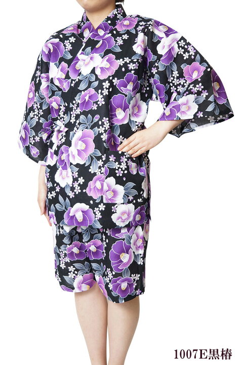 楽天市場 甚平 レディース 大きいサイズ Big 綿100 ｌｌ 4ｌ 送料無料 夏 甚平 甚平 女性 部屋着 甚平 レディース 和 専門店 武蔵