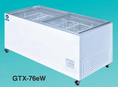 ダイレイ ジャンボ無風冷凍ショーケース GTX-76eW -30℃〜-20℃ 有効内容量460L 冷凍専用