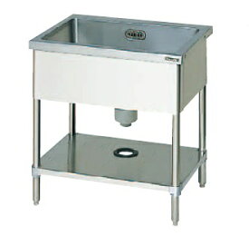 【新品/メーカー直送】マルゼン　一槽シンク(バックガードなし)　SUS430　 BS1-096N　幅900×奥行600×高さ800(mm)