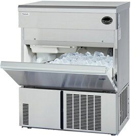 【7月11日発送予定】業務用製氷機 パナソニック SIM-AS4500 45kgタイプ 2025年製最新タイプ　本体総重量54kg 幅630×奥行450×高さ800mm ステンレス 単相100V 貯氷量約21kg アンダーカウンタータイプ 空冷式