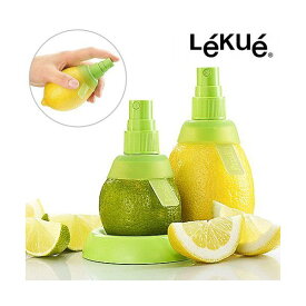 キッチン用品 便利グッズ アイデアグッズ レモンに直接差し込んでシュっ！Lekue CITRUS SPRAY(大・小2個セット)【レモン 絞り器 レモン搾り レモンしぼり キッチン用品 便利グッズ キッチン用品 アイデア】201406