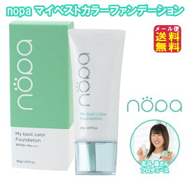 期間限定価格｜nopa マイベストカラーファンデーション【メール便 送料無料】【ポイント 2倍】北斗晶 ノパ リキッドファンデーション コンシーラー オールインワンファンデ 時短メイク サボテン 顔 毛穴 シミ 消す くすみカバー 韓流 韓国コスメ 携帯 メイク下地 da