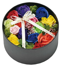 母の日 ギフト 2024 ソープフラワー フラワーボックス ミックスシャボンラウンドBOXハロウィン ドンキドンキホーテ コストコ