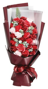 【敬老の日 ギフト】 ソープフラワー ブーケ ギフト カラーシャボンフラワーブーケ プレゼント 花 花束 フラワーソープ シャボンフラワー バラ 薔薇 誕生日 記念日 母の日 女性 母親 妻 退職