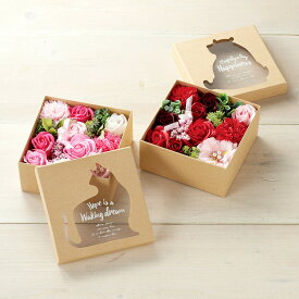 造花 カーネーション ローズ バラ プレゼント ギフト ベアークラフト BOX 枯れない花 結婚 母 プレゼント 母の日 お祝い 誕生日 お祝い 結婚式 枯れない花 記念日ハロウィン ドンキドンキホーテ コストコ