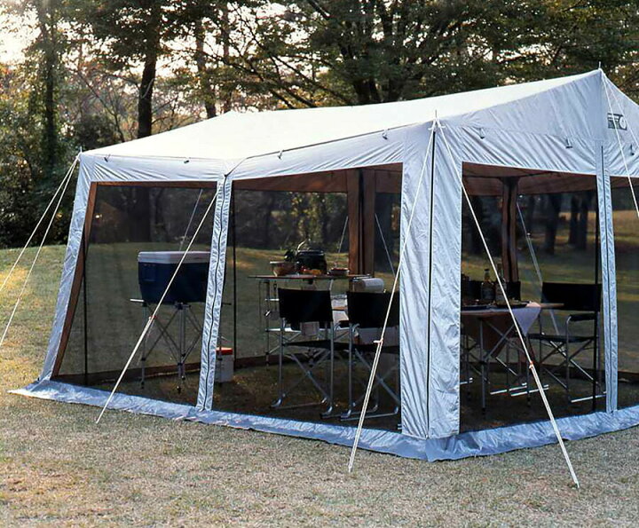 新品】ラニーメッシュタープテントキャンプアウトドア5〜6人用