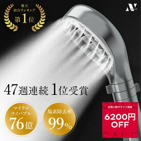 ＼楽天総合ランキング1位！マラソン限定6,200円OFF／Noend シャワーヘッド マイクロナノバブル 塩素除去 節水 メーカー オーガニックファインバブル 浄水 76億個 温ミスト 手元止水 活性炭 シルキーバス ウルトラファインバブル ギフト プレゼント 女性