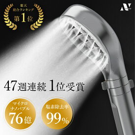 ＼楽天総合ランキング1位！5,000円OFFクーポン！／Noend シャワーヘッド マイクロナノバブル 塩素除去 節水 メーカー オーガニックファインバブル 浄水 76億個 温ミスト 手元止水 活性炭 シルキーバス ウルトラファインバブル ギフト プレゼント 女性