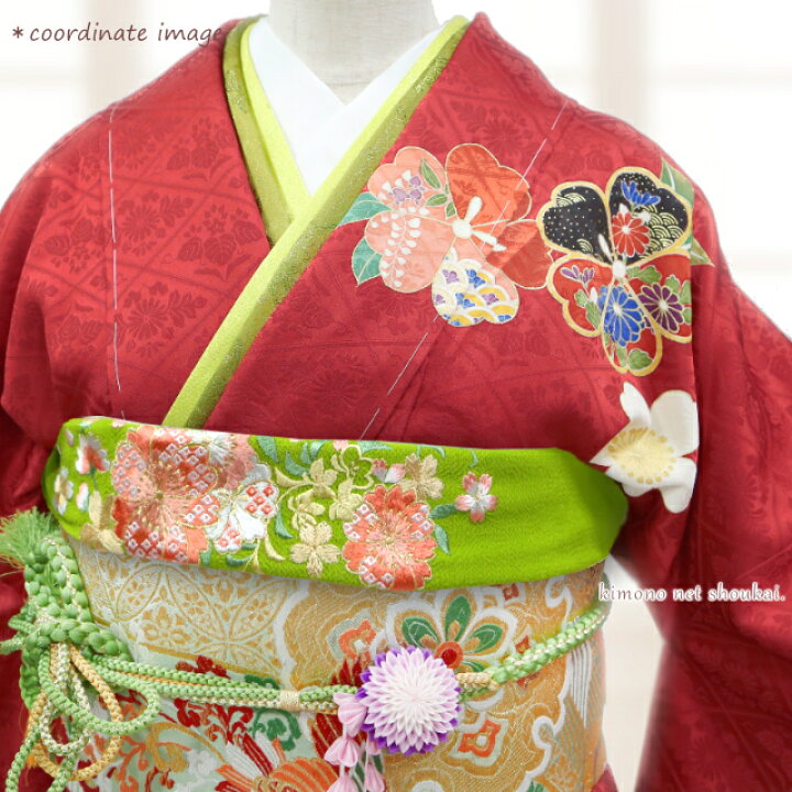 楽天市場】振袖用 帯揚げ(正絹 丹後ちりめん 花刺繍 15238)日本製 単品 