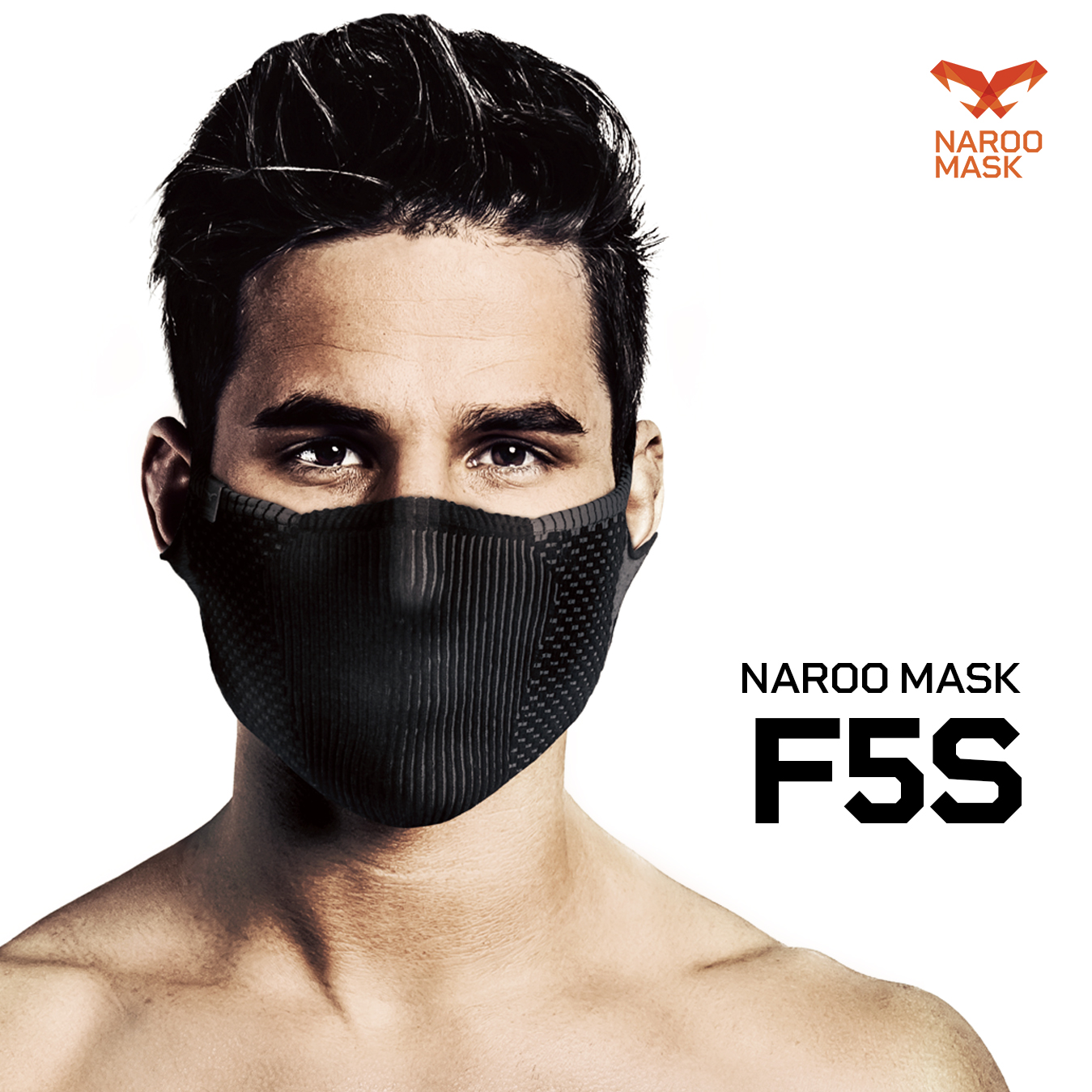 鼻の部分にフレームが入っているので 顔とマスクの密着度が高く 空気中のホコリを効果的にフィルター ランニング ゴルフ フィッシング サイクリング等のアウトドアスポーツマスク 花粉対応スポーツマスク用 スポーツマスク サイクリングマスク ランニングマスク NAROO MASK 洗って繰り返し使える 日焼け防止 定番 テニス 新品 苦しくない 速乾性 ナルーマスク F5s 男女兼用 やわらか フリーサイズ UVカット 高機能フィルター