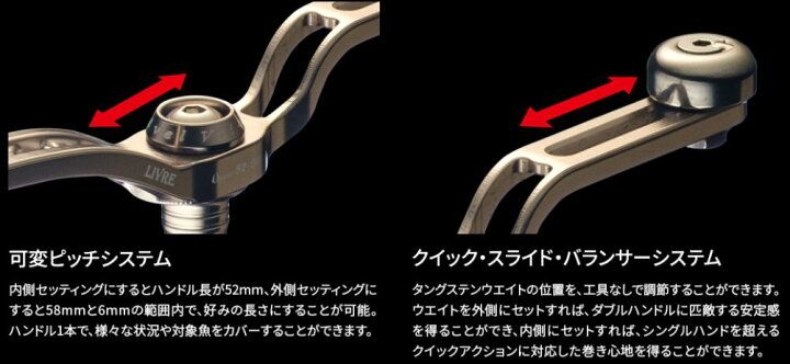 楽天市場】リブレ フィッシュアロー コラボハンドル ユニオン 52-58 