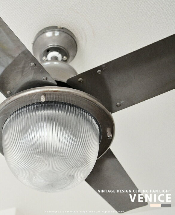 楽天市場】シーリングファン [VENICE：ヴェニス] シーリングファン  