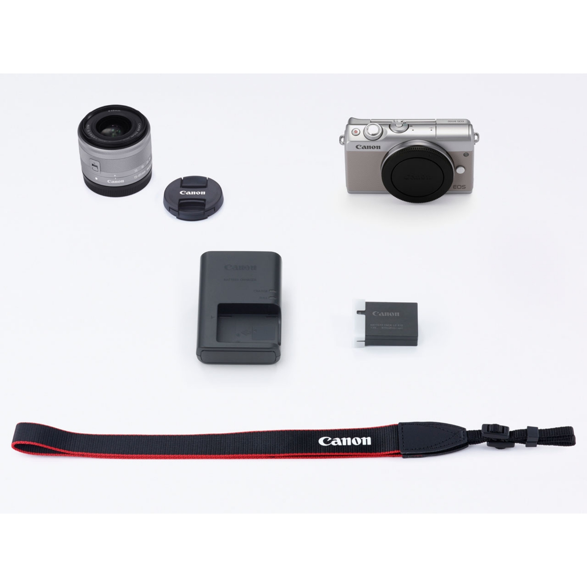 楽天市場】Canon キヤノン ミラーレス一眼カメラ EOS M100 EF-M15-45 
