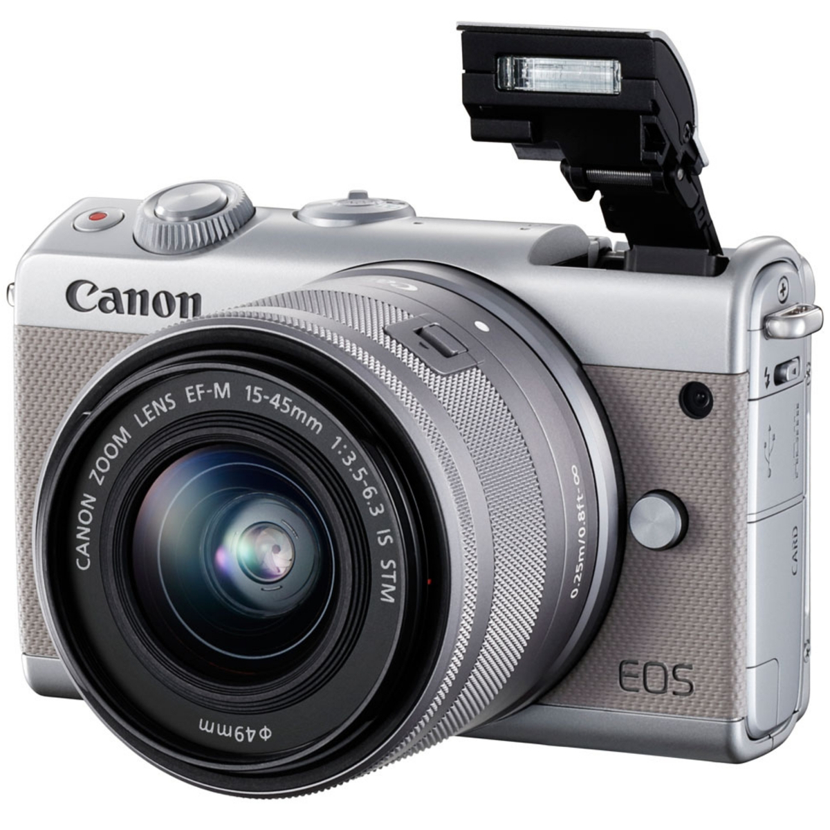 Canon キヤノン ミラーレス一眼カメラ EOS M100 EF-M15-45 IS STM ミラーレスカメラ レンズキット グレー 新品  デジタル一眼 ミラーレス カメラ 本体 デジカメ 一眼カメラ おしゃれ スマホ 連携 送料無料 | JAPAN CAMERA 楽天市場店