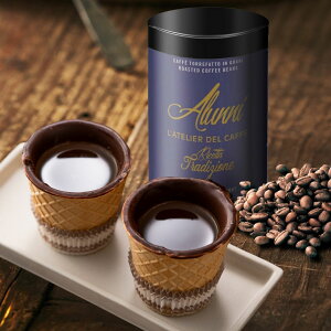 イタリア エスプレッソ 豆 コーヒー豆 250g 「TIN ALUNNI TRADIZION」 エスプレッソ用ブレンド & チョカップ CHOCUP 1箱 12個入り 贈り物 ギフト セット