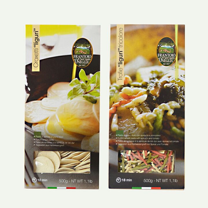楽天市場 パスタ トロフィエ と クロクセッティ Trofie Croxetti イタリア リグーリア州 特産 500g 2種類 伝統的 ショートパスタ パスタコルタ ギフト プレゼント イタリア食材 ぷらっとイタリア