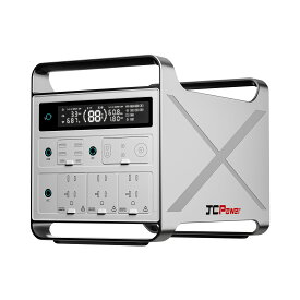 JCPower 日本製 ポータブル電源 2000Wh 2KW大容量 固体電池 より安全＆超寿命 蓄電池 地震 台風 停電災害対策 家庭 業務 特殊用途 ソーラー発電との連携