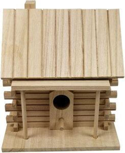 屋外用の巣箱 天然木材 ハンギングバードハウス 鳥の巣箱 野鳥の餌台 バードテント 野鳥用 中庭 屋外シンプル 庭の装飾